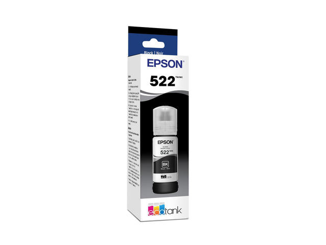522 EcoTank Ink Ultra-high Capacity Bottle Black (T522120-S) Works with ET-2720, 2800, 2803, 2840, 4700, 4800, 4810