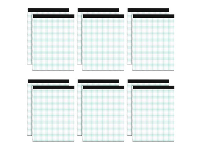 Graph Paper Pad 8.5 x 11, 12 Pack Graph Paper Notebook 4x4 Graph Ruled Grid Paper Pad 8-1/2' x 11', Blueprint Quadrille Pads, Grid Paper Notebook...
