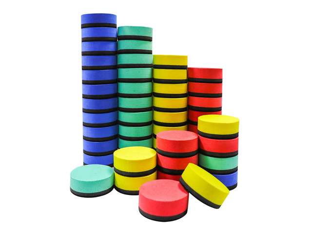 Mini Dry Erase Erasers, 48 Pack, 2 x 2 Inch