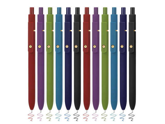 Colored Gel Pens 12 Pack 0.7mm Medium Point Pens for Journaling Quick-Dry Ink, Smooth Writing Colorful Pens for Note Taking, Doodling, Aesthetic...