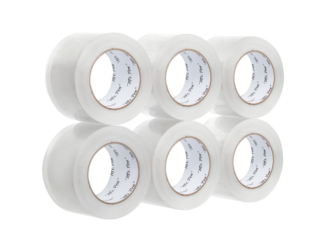 Packing Tape, 6 Pack, 1.88 Wide, 109 Yards, Clear Heavy Duty Packing Tape for Shipping, Packaging, Moving and Storage