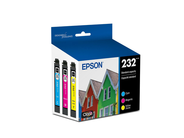 232 Claria Ink Standard Capacity Color Combo Pack (T232520-S) Works with Workforce WF-2930, 2950 and Expression XP-4200, 4205
