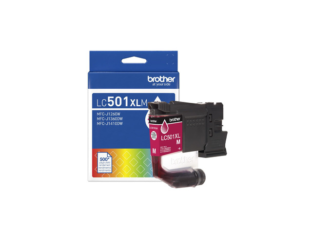 Genuine LC501XLM High Yield Magenta Ink Cartridge (for use with Work Smart 1260, 1360, and 1410 Printers)