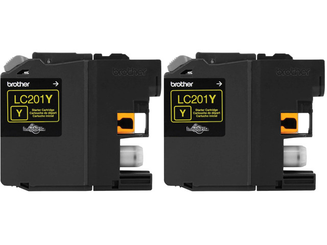 LC201Y Standard Yield Yellow Ink Cartridge (Pack of 2)