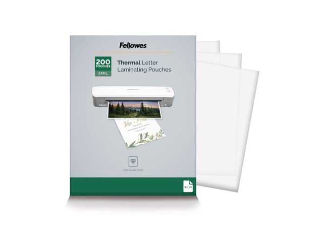 Thermal Clear Laminating Pouches, Letter Size Sheets, 5 Mil, 200pk Premium Protection, Dry-Erase Friendly, Perfect for Classroom School Supplies &...
