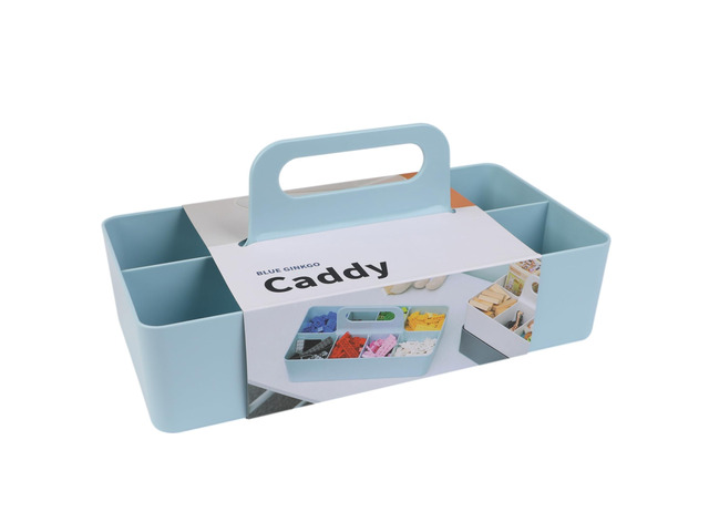 Stackable Organizer Caddy, Long, Made in Korea Portable. Adjustable. Home, Office & School Storage