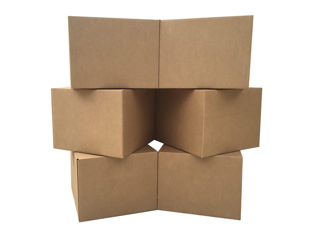 Large Moving Boxes 20'' x 20'' x 15'' (Pack of 6), Corrugated Cardboard Boxes for Packing, Shipping & Moving