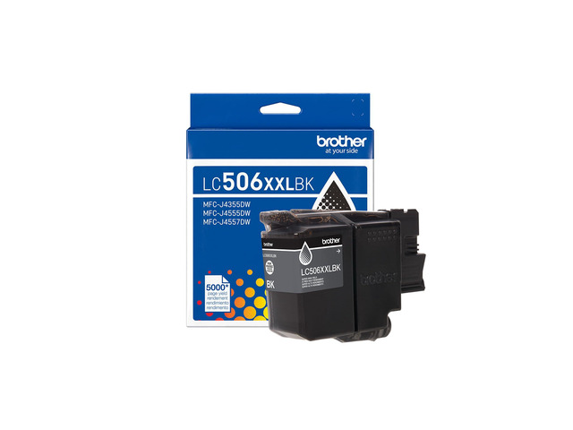 Genuine LC506XXLBK Super High Yield Black Ink Cartridge (for use INKvestment 4355, 4555, and 4557 Printers)
