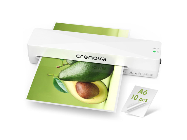 Laminator Machine with 10 Laminating Sheets, A4 Laminating Machine Hot & Cold with Fast Warm Technology, Thermal Laminator 9 Inch for Home Office...