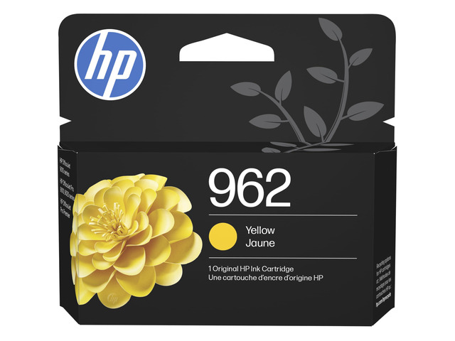 962 Yellow Ink Cartridge Works with OfficeJet 9010, Pro 9010, 9020 Eligible for Instant Ink 3HZ98AN