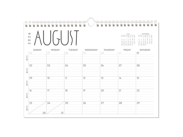 Wall Calendar 2026-2027, 19 Months (Jun 2026-Dec 2027), 17'x12' Twin-Wire Binding Hanging Calendar, Premium Thick Paper, for Office Home Planning &...