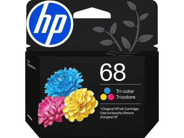 68 Tri-Color Ink Cartridge Works with Envy 6100e, 6500e Series 7FP20TN Packaging May Vary