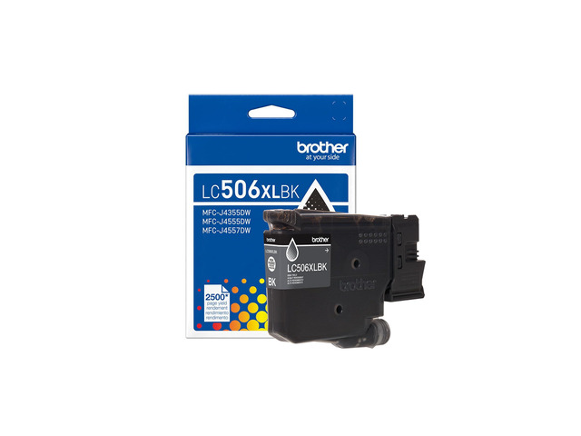 Genuine LC506XLBK High Yield Black Ink Cartridge (for use INKvestment 4355, 4555, and 4557 Printers)