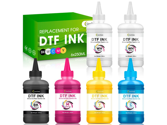 Premium DTF Ink 1500ML - DTF Transfer Ink for PET Film, Refill DTF Ink for Epson ET-8550, L1800, L800, R2400, P400, P800, XP15000, Heat Transfer...