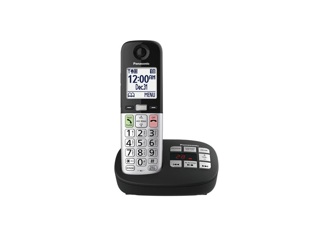 Cordless Phone, Easy to Use with Large Display and Big Buttons, Flashing Favorites Key, Built in Flashlight, Call Block, Volume Boost, Talking...
