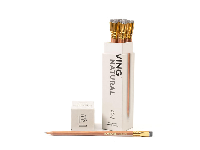 Natural Pencils, Extra-Firm Graphite, Clear Cedar, 12 Count