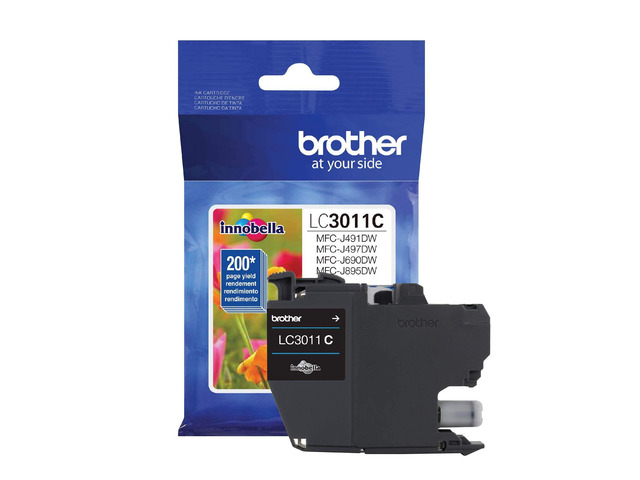 Printer LC3011C Single Pack Standard Cartridge Yield Up to 200 Pages LC3011 Ink Cyan