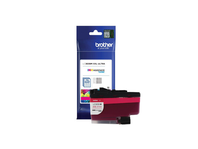 Genuine LC3039M, Single Pack Ultra High-Yield Magenta INKvestment Tank Ink Cartridge, Page Yield Up to 5,000 Pages, LC3039, Amazon Dash...