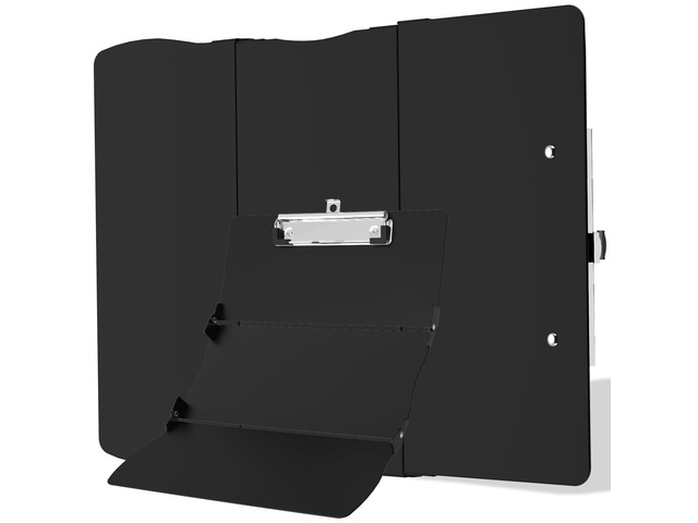 Clipboard Foldable Without Edition Cheat Sheets Aluminum 3 Layers Foldable Clipboards Pocket Size Profile Clip Clipboards Notepad for Students,...