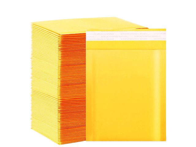 Kraft bubble mailers 6x9 Inch 200 Pack,Self-Sealing Paper Envelopes for Packaging,Strong Adhesion Envelope Mailers, Small Waterproof Cushioned...