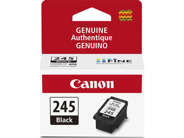 PG-245 Genuine Black Ink Cartridge, Compatible with iP2820, MG2420/2924/2920/3020/2522/2525, MX492, TS3120/302/302a/202/202a/4520/3320