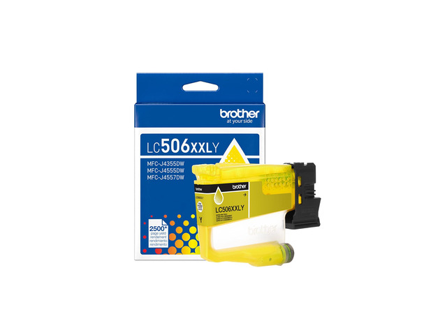 Genuine LC506XXLY Super High Yield Yellow Ink Cartridge (for use INKvestment 4355, 4555, and 4557 Printers)