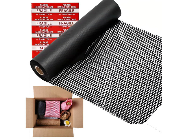 Honeycomb Packing Paper, 12' x 100' Packing Paper Substitute Alternative for Bubble Cushioning Wrap for Moving Shipping Packaging, Recyclable...