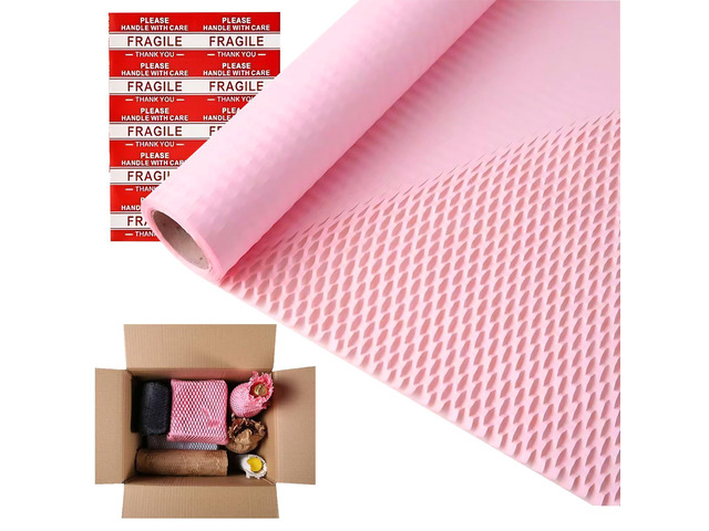 Honeycomb Packing Paper, 12' x 100' Packing Paper Substitute Alternative for Bubble Cushioning Wrap for Moving Shipping Packaging Mailing,...