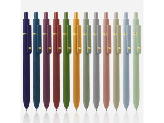 12 Pcs Gel Pens 0.5mm Quick Dry Black Ink Pens Fine Point Smooth Writing Pens, Cute Office and School Supplies Gifts for Women Teacher Students (12...