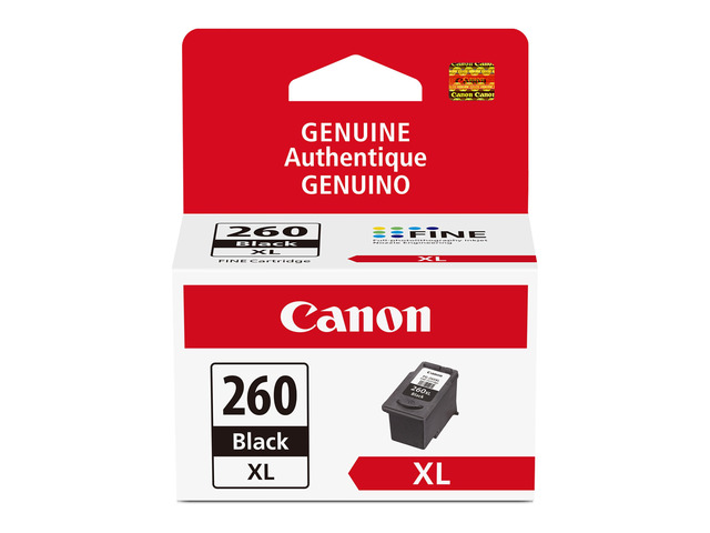 PG-260 XL Genuine Black Ink Cartridge, Compatible with TS5320/6420/6420a,TR7020/7020a