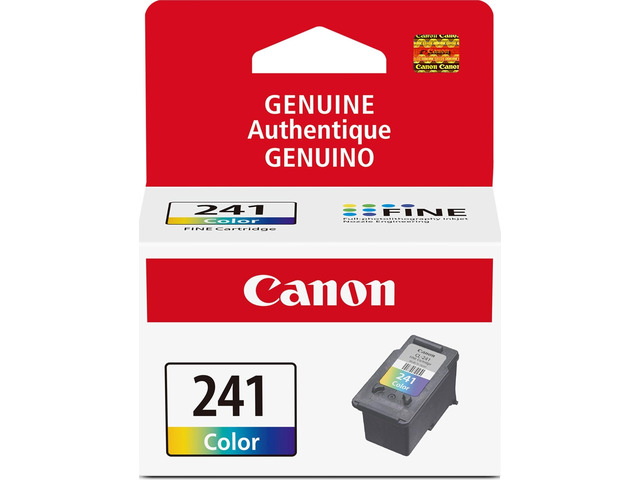 CL-241 Genuine Color Ink Cartridge, Compatible with MG2120/3120/4120, MX512/432/472/372/392/522/532/452, MG2220/3220/4220/3520/3620, TS5120