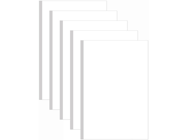 (5-Pack) 11' x 17' Blank Print Paper, 225Sheets/450Pages Blank Loose-Leaf Paper, Ledger Size Printing in Office, 100gsm Blank Paper