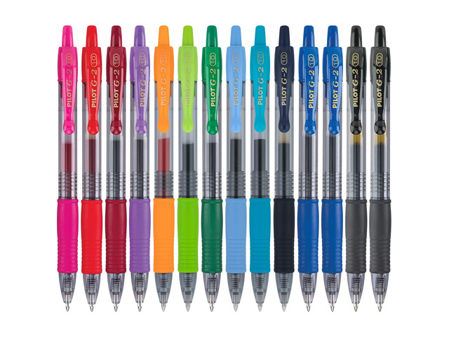 G2 Gel-Ink Pens, Bold Point (1.0mm), 1.0 Gel Pens, Assorted, 14-Pack