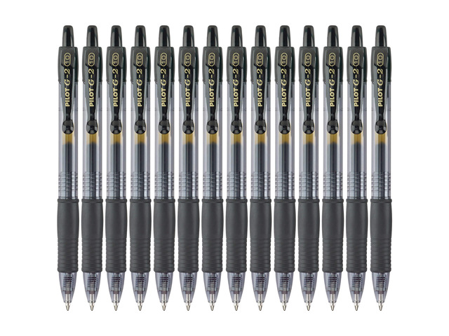 G2 Premium Rolling Ball Gel Pens, Black Ink, 14-Pack