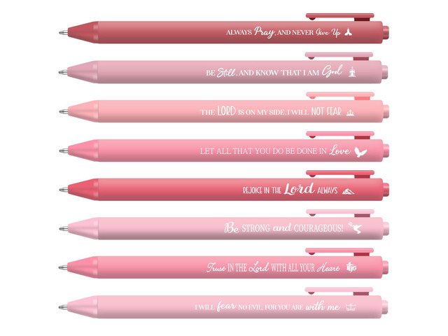 80 Pcs Bible Verse Pens Christian Ballpoint Pens Inspirational Quotes Writing Tool Small Retractable Tiny Black Ink Religious Gifts for Women Men...