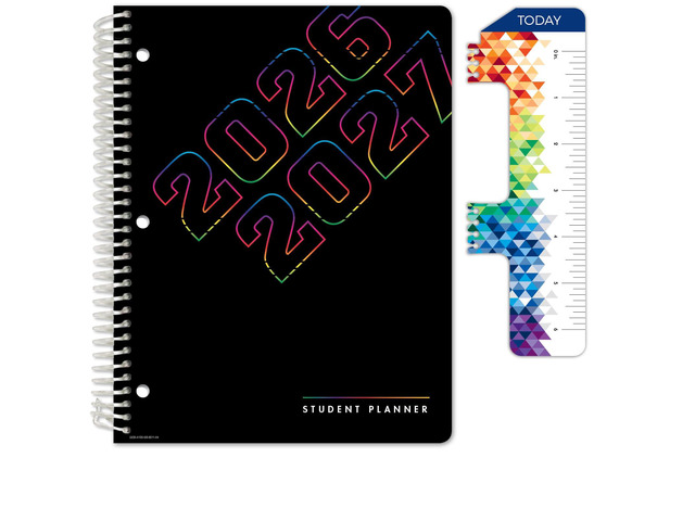 2026-2027 Middle & High School Student Planner 8.5' x 11' - Dated Weekly & Monthly Academic Planner with Ruler/Bookmark & Stickers, Ideal for...