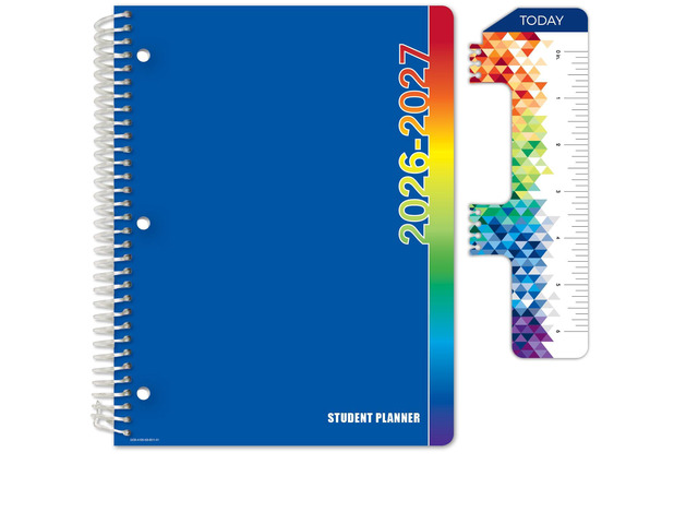 2026-2027 Middle & High School Student Planner 8.5' x 11' - Dated Weekly & Monthly Academic Planner with Ruler/Bookmark & Stickers, Ideal for...