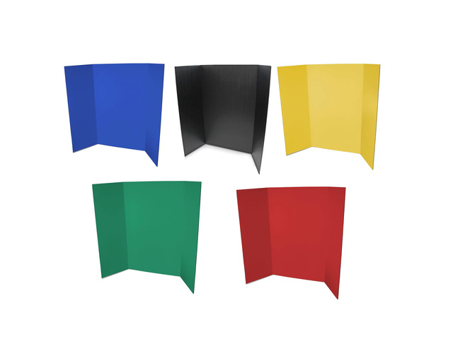 36 x 48 Project Boards for Presentations, Science Fair, School Projects, Event Displays and Trifold Picture Board, Proudly Made in USA - Assorted...