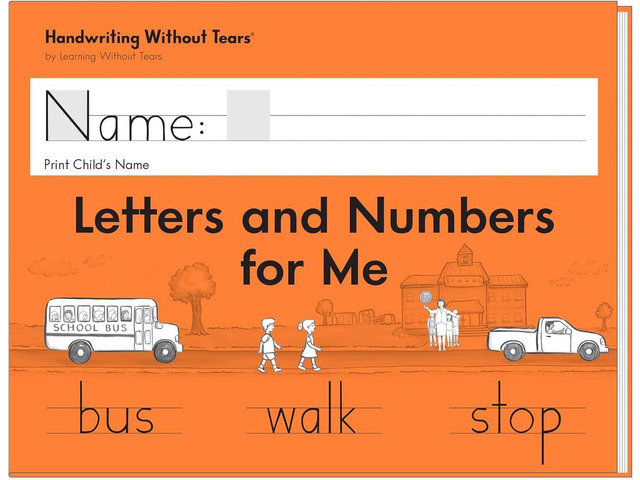 Letters & Numbers for Me Workbook, Kindergarten Learn print handwriting with lessons that cover other language arts skills; for classroom,...