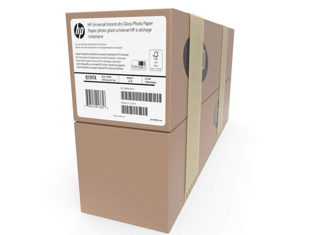 Wide Format Universal Bond Paper 36 in x 150 ft, 2 Roll Bundle 4.2 mil - 80 g/m² (21 lbs)2' Core - Q1397A-2R