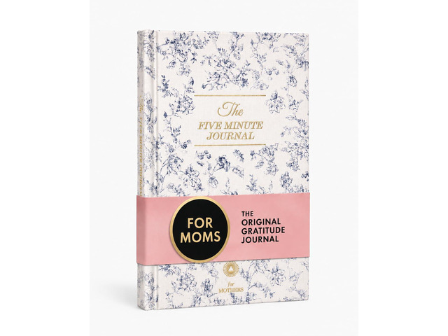 Five Minute Journal for Moms - Daily Gratitude Journal, Mindfulness & Memory Keepsake for Mothers, Undated - Gifts for Mom