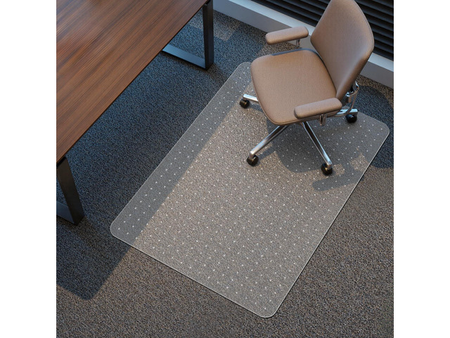 Office Chair Mat for Carpet, Clear Heavy Duty Computer Chair Mat 36''x48'', Under Desk Protector Carpeted Floors Mat, Easy Chair Movement,Ship Flat