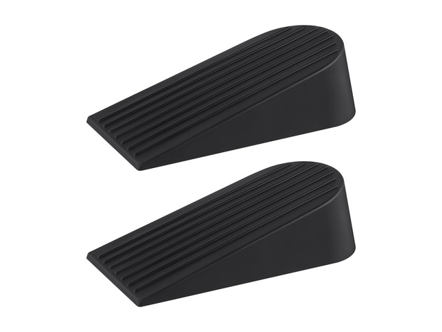 Big Door Stoppers for Bottom of Door on Floor, Premium Big Rubber Door Stop Wedge, Floor Sturdy Stackable Door Stops for Carpet Heavy Duty Door,...