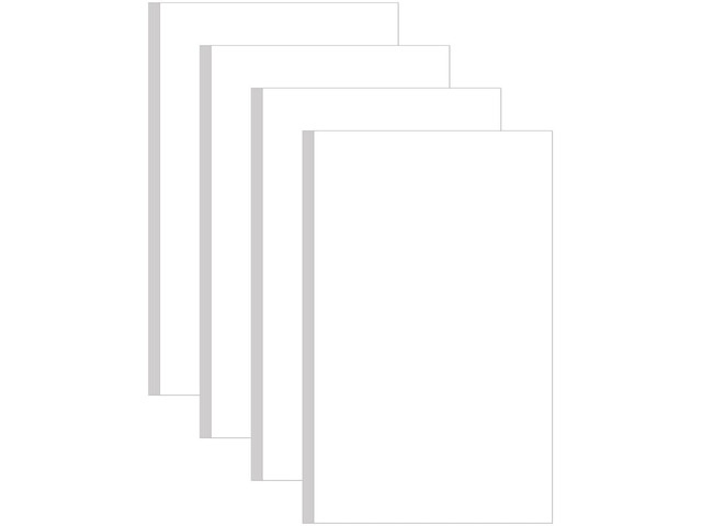 (4-Pack) 8.5' x 14' Blank Print Paper - 200Sheets/400Pages Blank Loose-Leaf Paper, Legal Size Printing in Office/Home/School, 100gsm Blank Paper