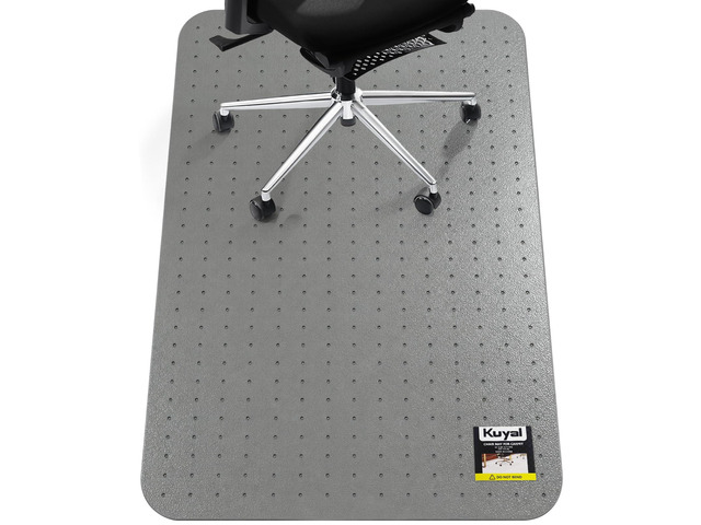 Office Chair Mat for Carpet, Gray Heavy Duty Computer Chair Mat 32''x48'', Under Desk Protector Carpeted Floors Mat, Easy Chair Movement,Ship Flat,...
