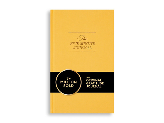 The Five Minute Journal, Original Daily Gratitude Journal, Manifestation Journal for Mindfulness, Undated Daily Journal with Gold Foiling,...