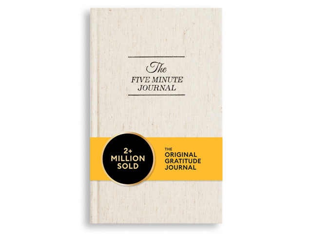 The Five Minute Journal - Original Daily Gratitude Journal for Women & Men - Mindfulness, Happiness & Daily Reflection - Undated Planner -...