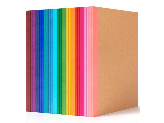 30Pack Lined Notebook Journals Bulk, A5 College Ruled Composition Notebook 8.3x 5.5 Kraft Cover with Rainbow Spines, 15 Colors 30 Sheets/60 Pages,...