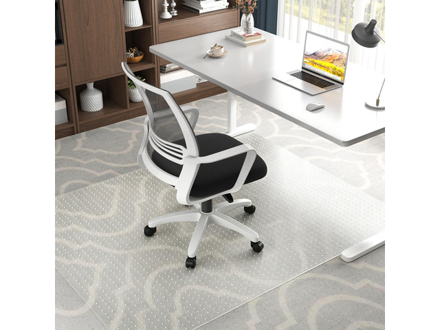 Office Chair Mat for Carpet Floors, 47' x 59' Clear Desk Chair Mats for Low Pile Carpeted Protector, Sturdy PVC Computer Chair Mats Anti-Slip and...