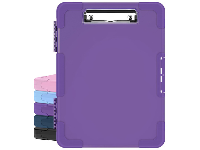 Toughest Clipboard with Storage, Clip Boards 8.5x11 with Pen Pouch Rubber Corner, Heavy Duty, Extra Nylon Pouch, High Capacity, Organization Box...